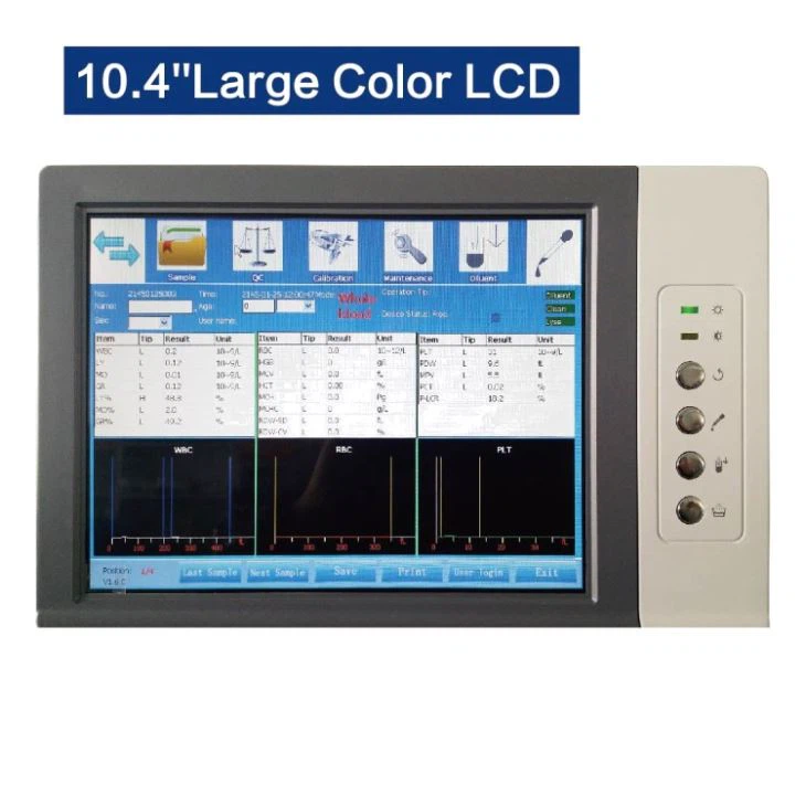 10.4'' Screen Hematology Analyzer 10.4'' Screen Hematology Analyzer